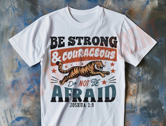 Be Strong Faith Png, Jesus Sublimation T-Shirt Designs