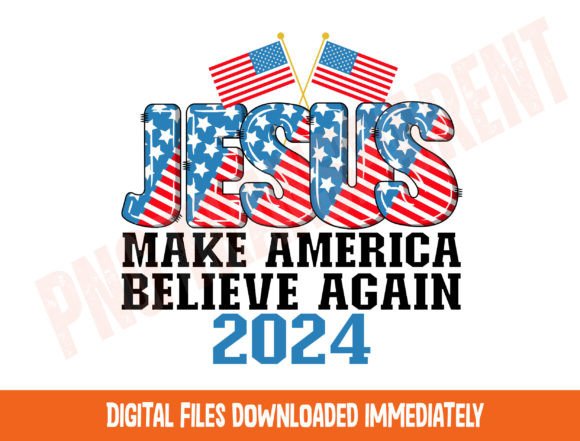 Coquette Jesus 2024 Make America Believe T-Shirt Designs