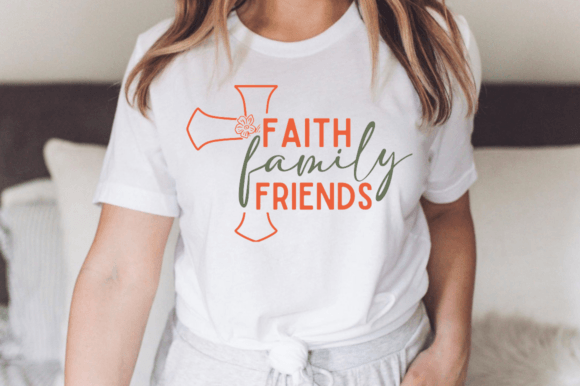 Faith Family Friends Svg, Christian SVG
