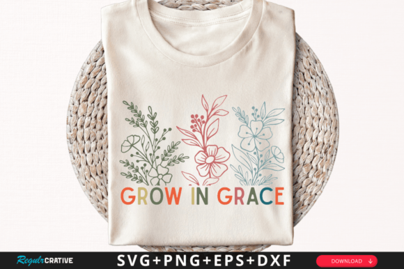 Grow in Grace Svg, Christian SVG
