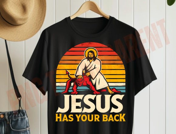 Jesus Fights Satan Png, Christian Png