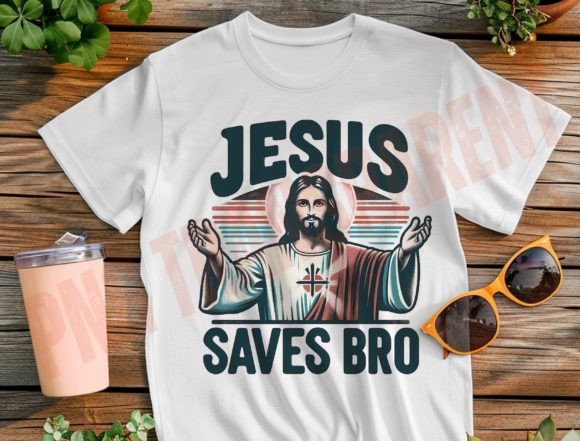 Jesus Saves Bro Christian Png, Jesus Sub T-Shirt Designs
