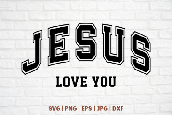 Jesus SVG PNG EPS DXF JPG for T-Shirt Designs