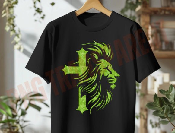 Lion of Judah Png, Christian Lion Png T-Shirt Designs