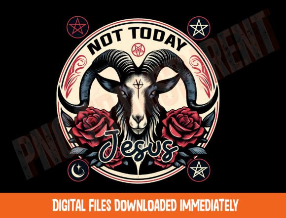 Not Today Jesus Png, Cross Png